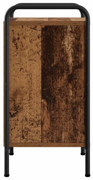 Éjjeliszekrény 2 db Antik Fa 40 x 30 x 60 cm Szerelt Fa
