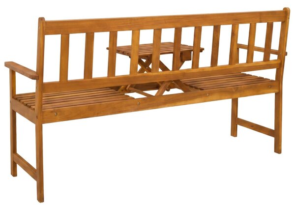 Kerti pad 158 x 55 x 89 cm Tömör Akácfa Természetes