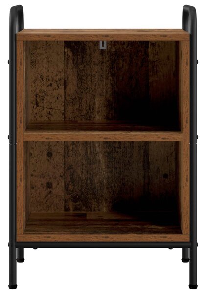 Éjjeliszekrény 2 db Antik Fa 40 x 30 x 60 cm Szerelt Fa