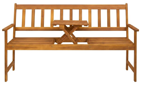 Kerti pad 158 x 55 x 89 cm Tömör Akácfa Természetes