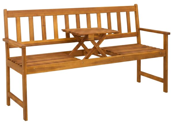 Kerti pad 158 x 55 x 89 cm Tömör Akácfa Természetes