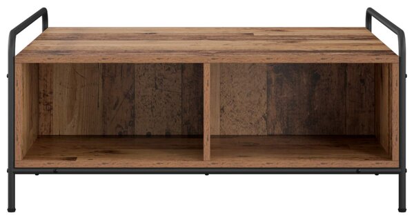 Dohányzóasztal Antik Fa 90 x 90 x 41 cm Szerelt Fa