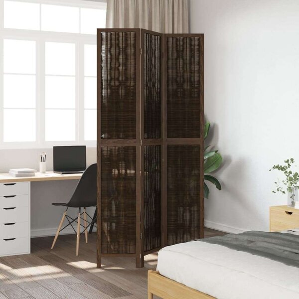 VidaXL 3 Paneles Térelválasztó - Tömörfa - 105-110x200 cm