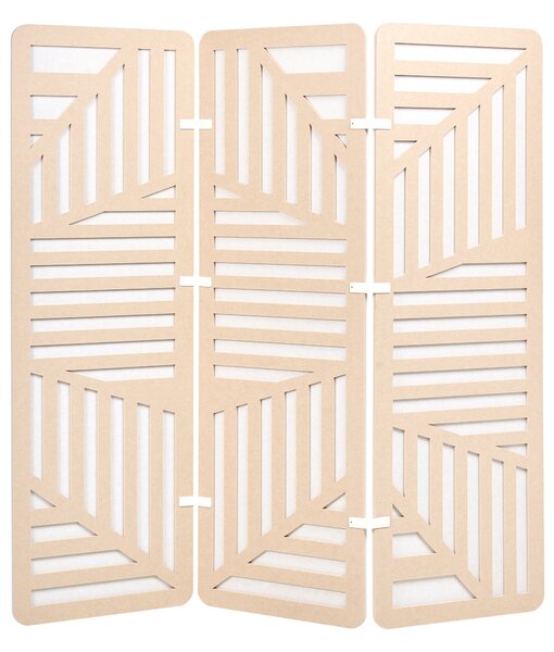 Irodai térelválasztó FUTURA 180 x 180 cm Bézs