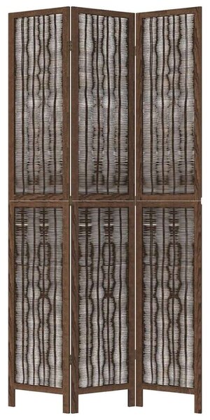 VidaXL 3 Paneles Bambusz Térelválasztó - 105-110 x 220 cm
