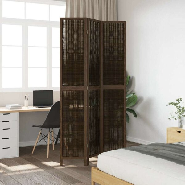 VidaXL 3 Paneles Bambusz Térelválasztó - 105-110 x 220 cm