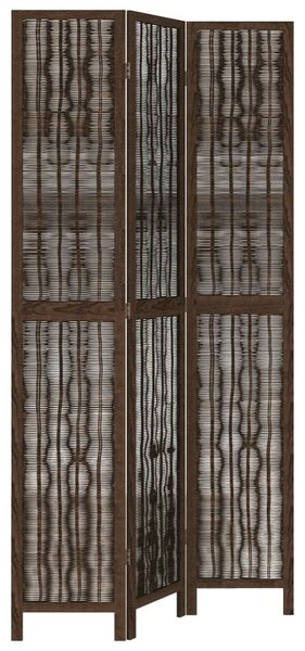 VidaXL 3 Paneles Térelválasztó - Tömörfa - 105-110x200 cm