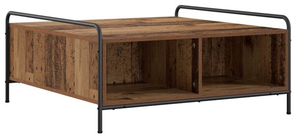 Dohányzóasztal Antik Fa 90 x 90 x 41 cm Szerelt Fa