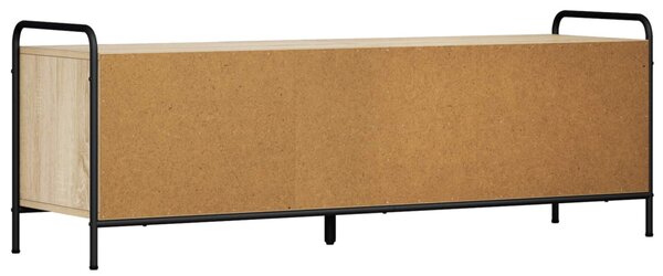 TV szekrény 140 x 39,5 x 50 cm Sonoma Tölgy Szerelt Fa