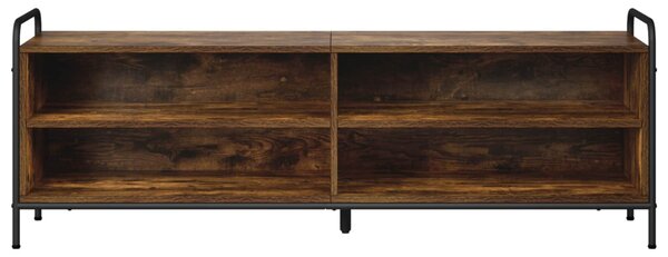 TV szekrény 140 x 39,5 x 50 cm Füstös Tölgy Szerelt Fa