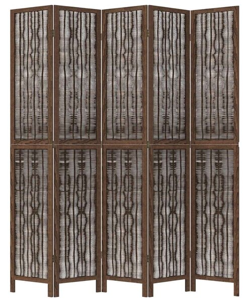 VidaXL 5 Paneles Bambusz Térelválasztó - 175-180x220 cm