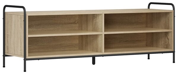 TV szekrény 140 x 39,5 x 50 cm Sonoma Tölgy Szerelt Fa