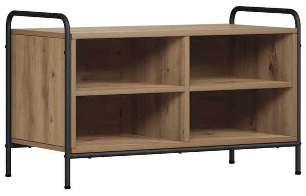 TV szekrény 140 x 39,5 x 50 cm Kézműves Tölgy Szerelt Fa