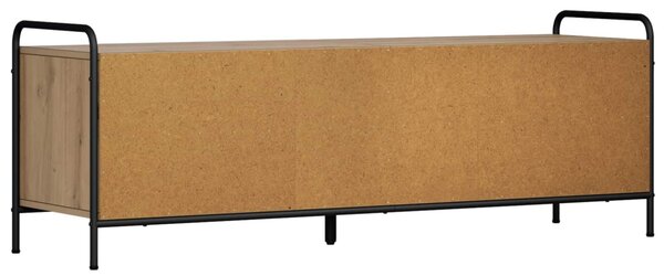 TV szekrény 140 x 39,5 x 50 cm Kézműves Tölgy Szerelt Fa