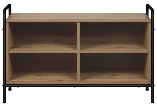 TV szekrény 140 x 39,5 x 50 cm Kézműves Tölgy Szerelt Fa