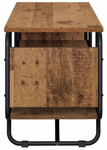 TV állvány 140 x 36 x 45 cm Antik Fa Szerelt Fa