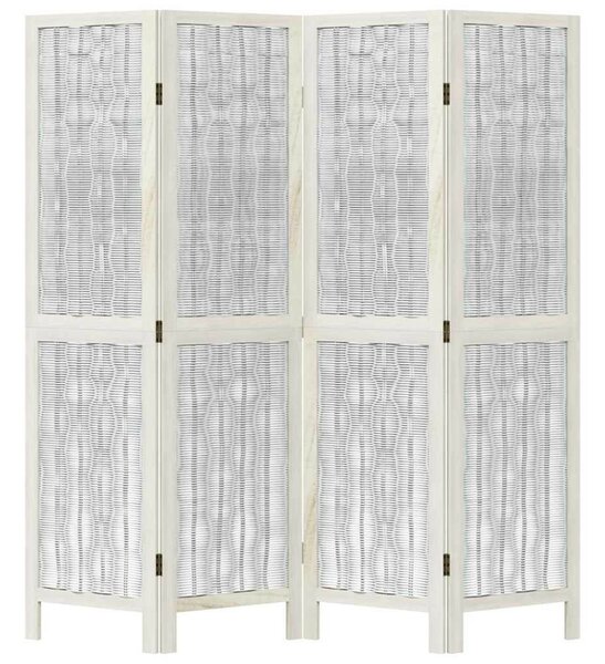 VidaXL 4 Paneles Térelválasztó - Fehér - 140x160cm
