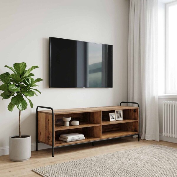 TV szekrény 140 x 39,5 x 50 cm Antik Fa Szerelt Fa
