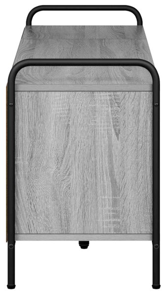 TV szekrény 140 x 39,5 x 50 cm Szürke Sonoma Szerelt Fa