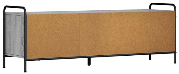 TV szekrény 140 x 39,5 x 50 cm Szürke Sonoma Szerelt Fa