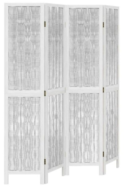 VidaXL 4 Paneles Térelválasztó - Fehér - 140x180cm