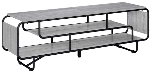 TV állvány 140 x 36 x 45 cm Szürke Sonoma Szerelt Fa