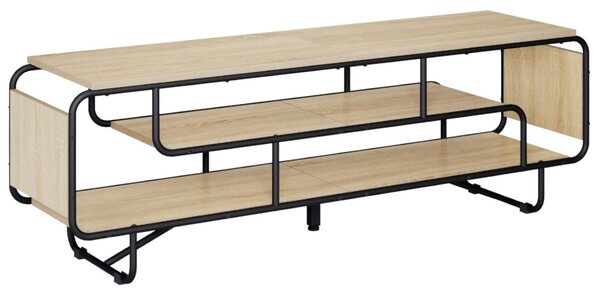 TV állvány 140 x 36 x 45 cm Sonoma Tölgy Szerelt Fa
