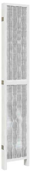 VidaXL 5 Paneles Paraván - Fehér - 175-180x220cm