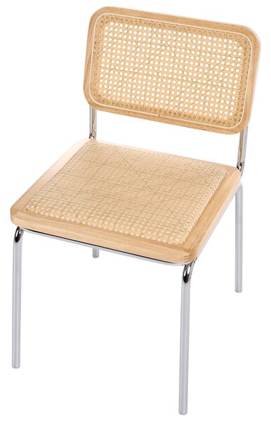 Étkezőszék kétdarabos szettben CORVALLIS PE Rattan Világosbarna