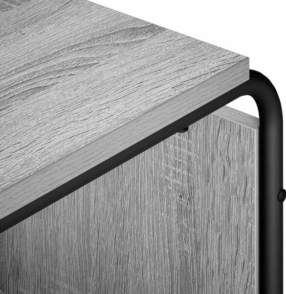 TV állvány 140 x 36 x 45 cm Szürke Sonoma Szerelt Fa