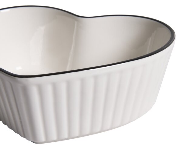 4 darabos ramekin készlet MACE Porcelán Fehér