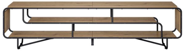 TV állvány 180 x 36 x 45 cm Kézműves Tölgy Szerelt Fa