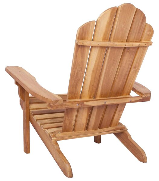 Kerti Adirondack szék Természetes Tömör Teakfa