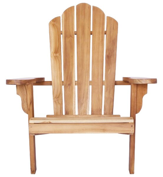 Kerti Adirondack szék Természetes Tömör Teakfa