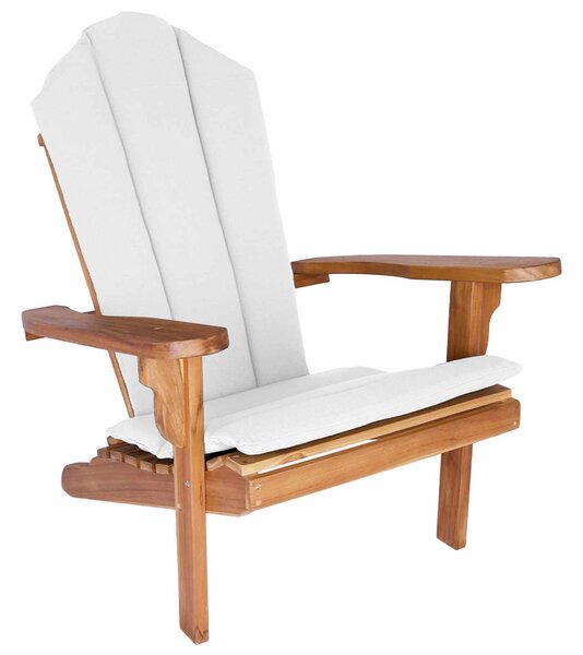 Kerti Adirondack szék Természetes Tömör Teakfa