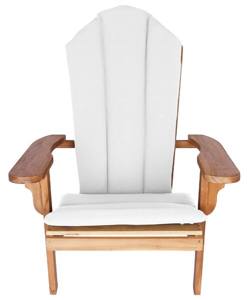 Kerti Adirondack szék Természetes Tömör Teakfa