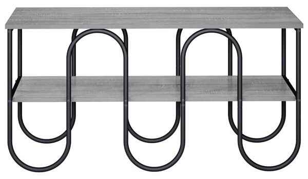 TV állvány 100 x 40 x 50 cm Szürke Sonoma Szerelt Fa