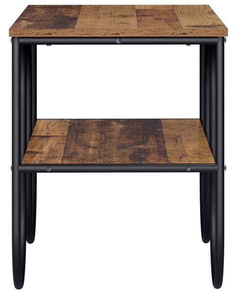 TV állvány 80 x 40 x 50 cm Antik Fa Szerelt Fa