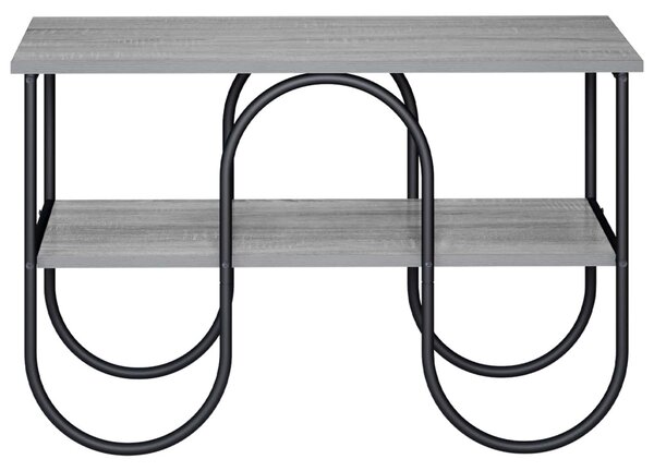 TV állvány 80 x 40 x 50 cm Szürke Sonoma Szerelt Fa