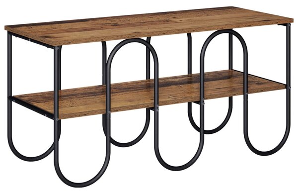 TV állvány 100 x 40 x 50 cm Antik Fa Szerelt Fa