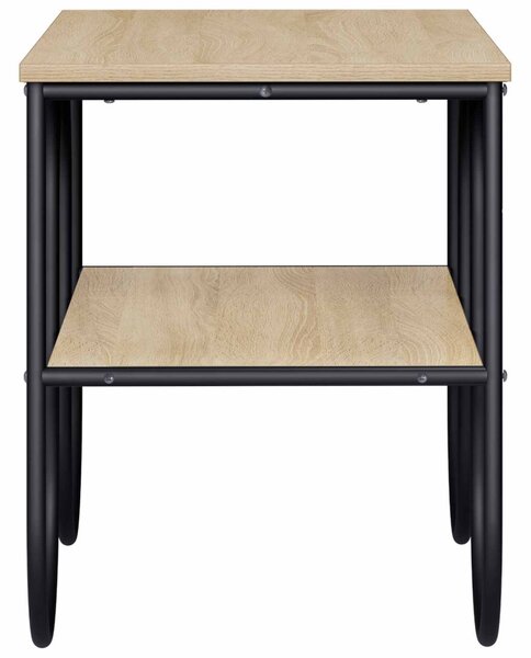 TV állvány 80 x 40 x 50 cm Sonoma Tölgy Szerelt Fa