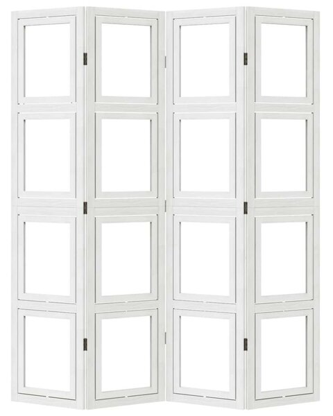VidaXL 4 Paneles Térelválasztó - Fehér - 140x180 cm