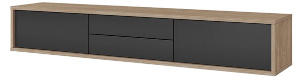 TV asztal Fiora 39 (olajozott tölgy + antracit)