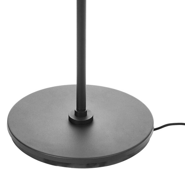 Lucande állólámpa Kellina, 151 cm, fekete, fém, E27, Fekete, Nappali / Étkező, fém, Dizájn