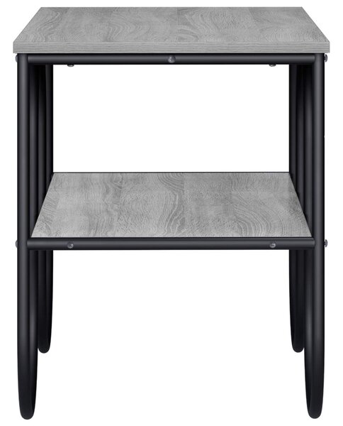 TV állvány 80 x 40 x 50 cm Szürke Sonoma Szerelt Fa