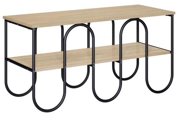 TV állvány 100 x 40 x 50 cm Sonoma Tölgy Szerelt Fa