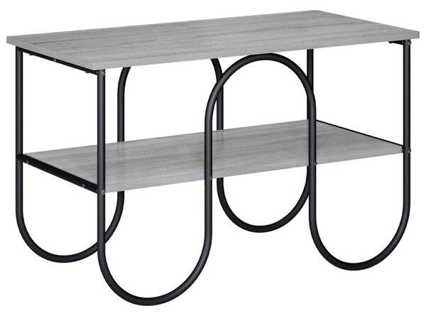 TV állvány 80 x 40 x 50 cm Szürke Sonoma Szerelt Fa