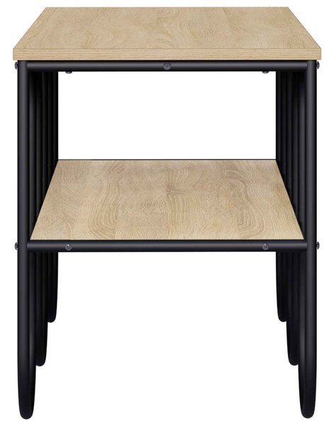 TV állvány 100 x 40 x 50 cm Sonoma Tölgy Szerelt Fa