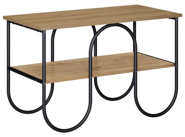 TV állvány 80 x 40 x 50 cm Kézműves Tölgy Szerelt Fa