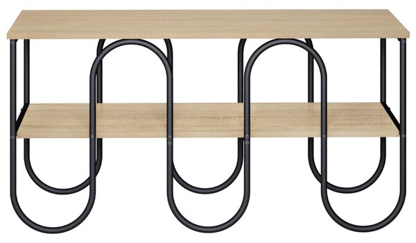 TV állvány 100 x 40 x 50 cm Sonoma Tölgy Szerelt Fa